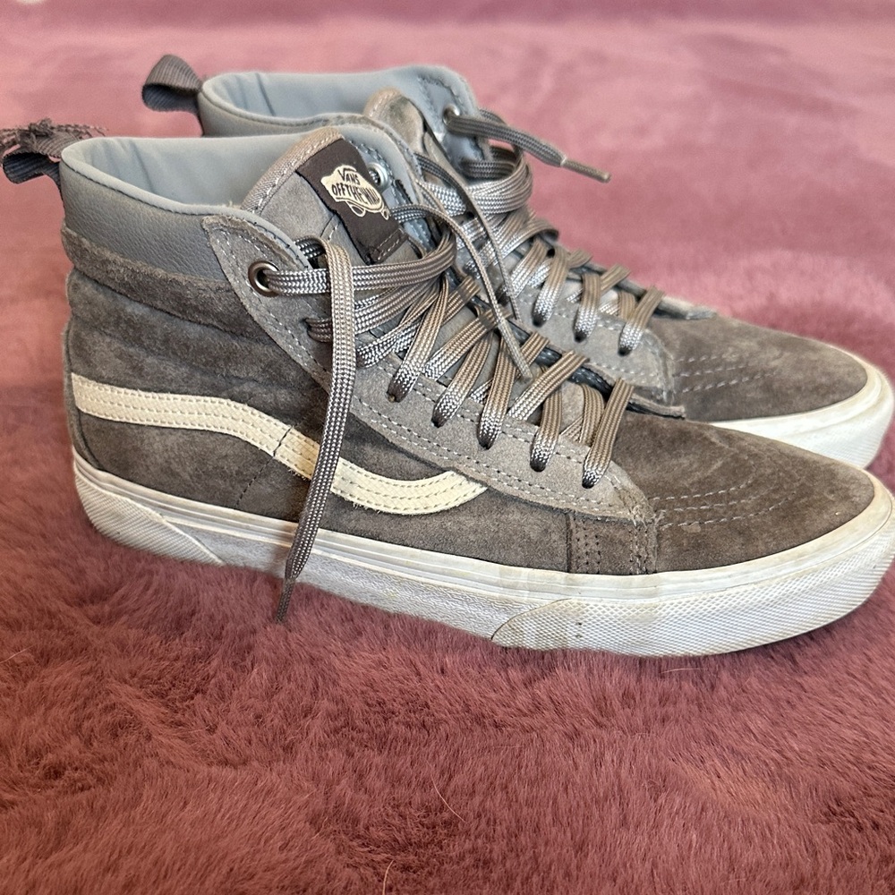 Vans Charcoal High-Top Sneakers